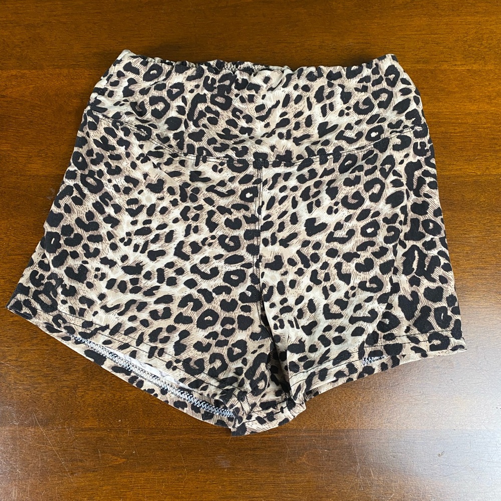 Leopard Print Women's Shorts
